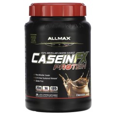 ALLMAX, CaseinFX, 100%-ный казеиновый мицеллярный протеин, шоколад, 2 фунта (907 г)